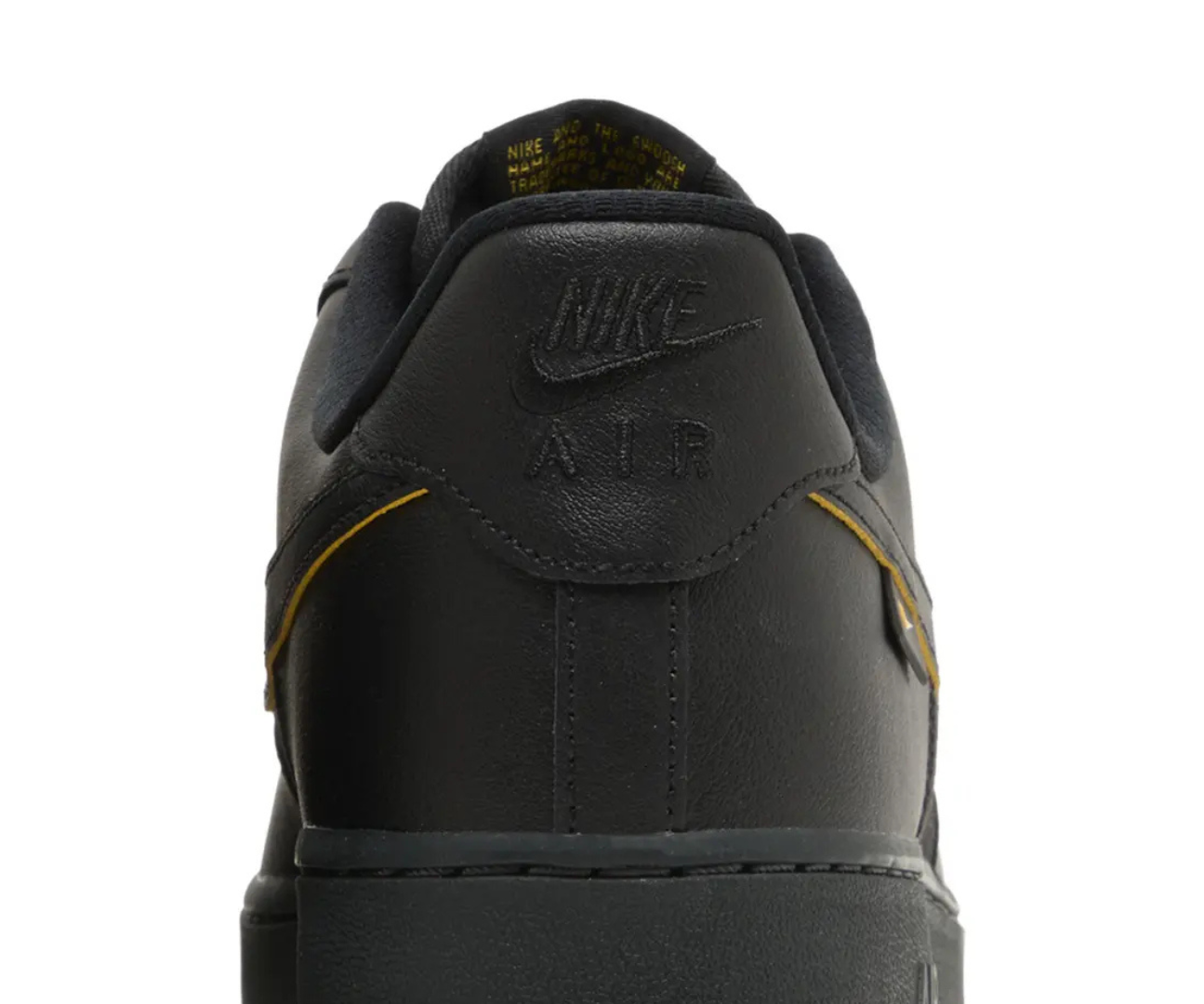 Air Force 1 Black University Gold