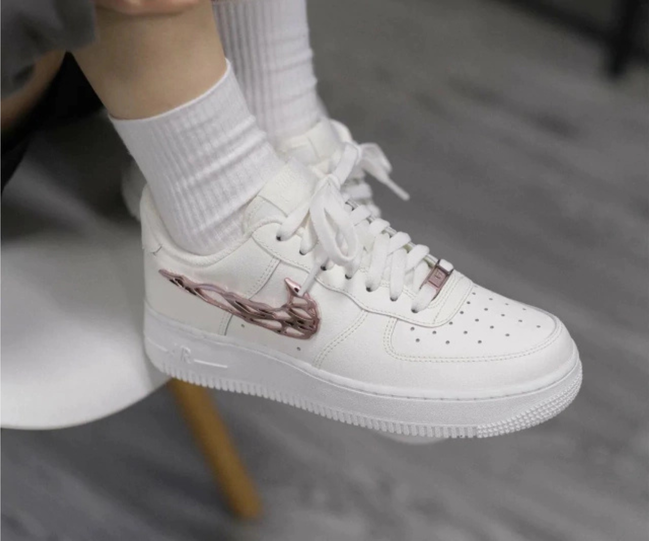 Air Force 1 Molten Metal Swoosh Pack Pink