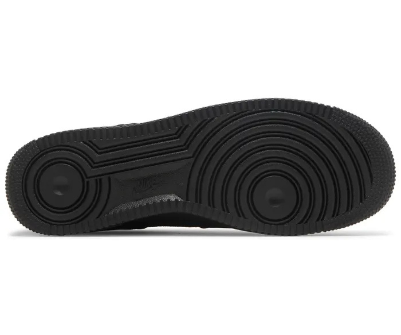 Air Force 1 Reflective Swoosh Black Crimson