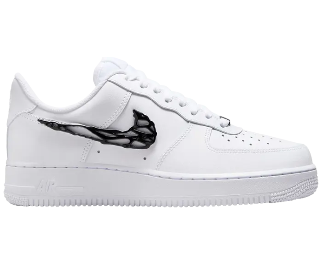 Air Force 1 Molten Metal Swoosh Pack Black